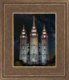 Salt Lake Temple Milky Way Vertical