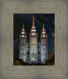 Salt Lake Temple Milky Way Vertical