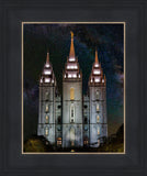 Salt Lake Temple Milky Way Vertical