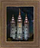 Salt Lake Temple Milky Way Vertical