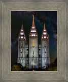 Salt Lake Temple Milky Way Vertical