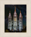 Salt Lake Temple Milky Way Vertical