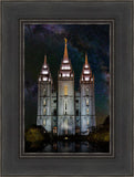 Salt Lake Temple Milky Way Vertical