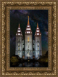 Salt Lake Temple Milky Way Vertical