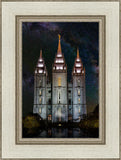 Salt Lake Temple Milky Way Vertical