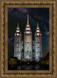 Salt Lake Temple Milky Way Vertical