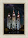 Salt Lake Temple Milky Way Vertical