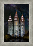 Salt Lake Temple Milky Way Vertical