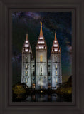 Salt Lake Temple Milky Way Vertical