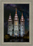 Salt Lake Temple Milky Way Vertical