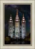 Salt Lake Temple Milky Way Vertical