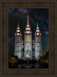 Salt Lake Temple Milky Way Vertical