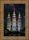 Salt Lake Temple Milky Way Vertical