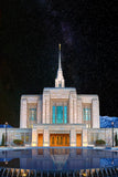 Ogden Temple Milky Way