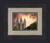 Salt Lake Temple Through the Clouds