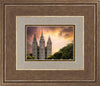 Salt Lake Temple Through the Clouds