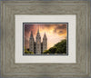 Salt Lake Temple Through the Clouds