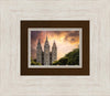 Salt Lake Temple Through the Clouds