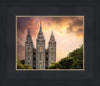 Salt Lake Temple Through the Clouds