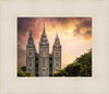 Salt Lake Temple Through the Clouds