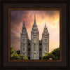 Salt Lake Temple Through the Clouds