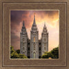 Salt Lake Temple Through the Clouds