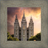 Salt Lake Temple Through the Clouds