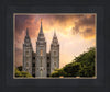 Salt Lake Temple Through the Clouds