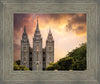 Salt Lake Temple Through the Clouds