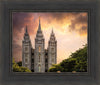 Salt Lake Temple Through the Clouds