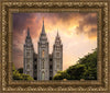 Salt Lake Temple Through the Clouds