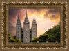 Salt Lake Temple Through the Clouds