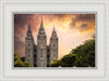 Salt Lake Temple Through the Clouds