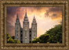 Salt Lake Temple Through the Clouds