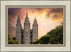 Salt Lake Temple Through the Clouds