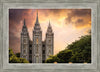 Salt Lake Temple Through the Clouds