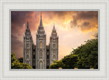 Salt Lake Temple Through the Clouds