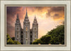 Salt Lake Temple Through the Clouds