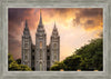 Salt Lake Temple Through the Clouds