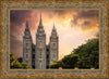 Salt Lake Temple Through the Clouds