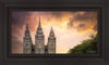 Salt Lake Temple Through the Clouds