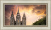 Salt Lake Temple Through the Clouds