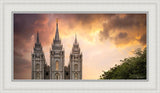 Salt Lake Temple Through the Clouds