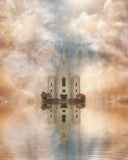 Millennial Reflection Brigham City Utah Temple