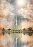 Millennial Reflection Provo Utah Temple