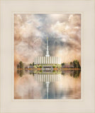 Millennial Reflection Provo Utah Temple