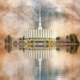 Millennial Reflection Provo Utah Temple