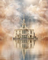 Millennial Reflection Payson Utah Temple