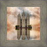 Millennial Reflection Salt Lake City Utah Temple