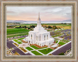 Orem Utah Sunrise Glow Large Wall Art